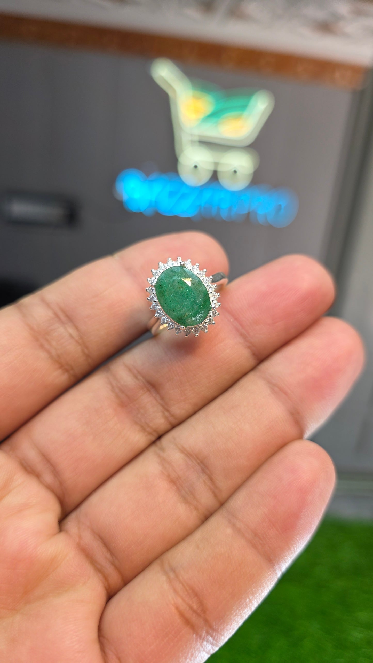 Premium Quality Zamurd Ring (Ladies)
