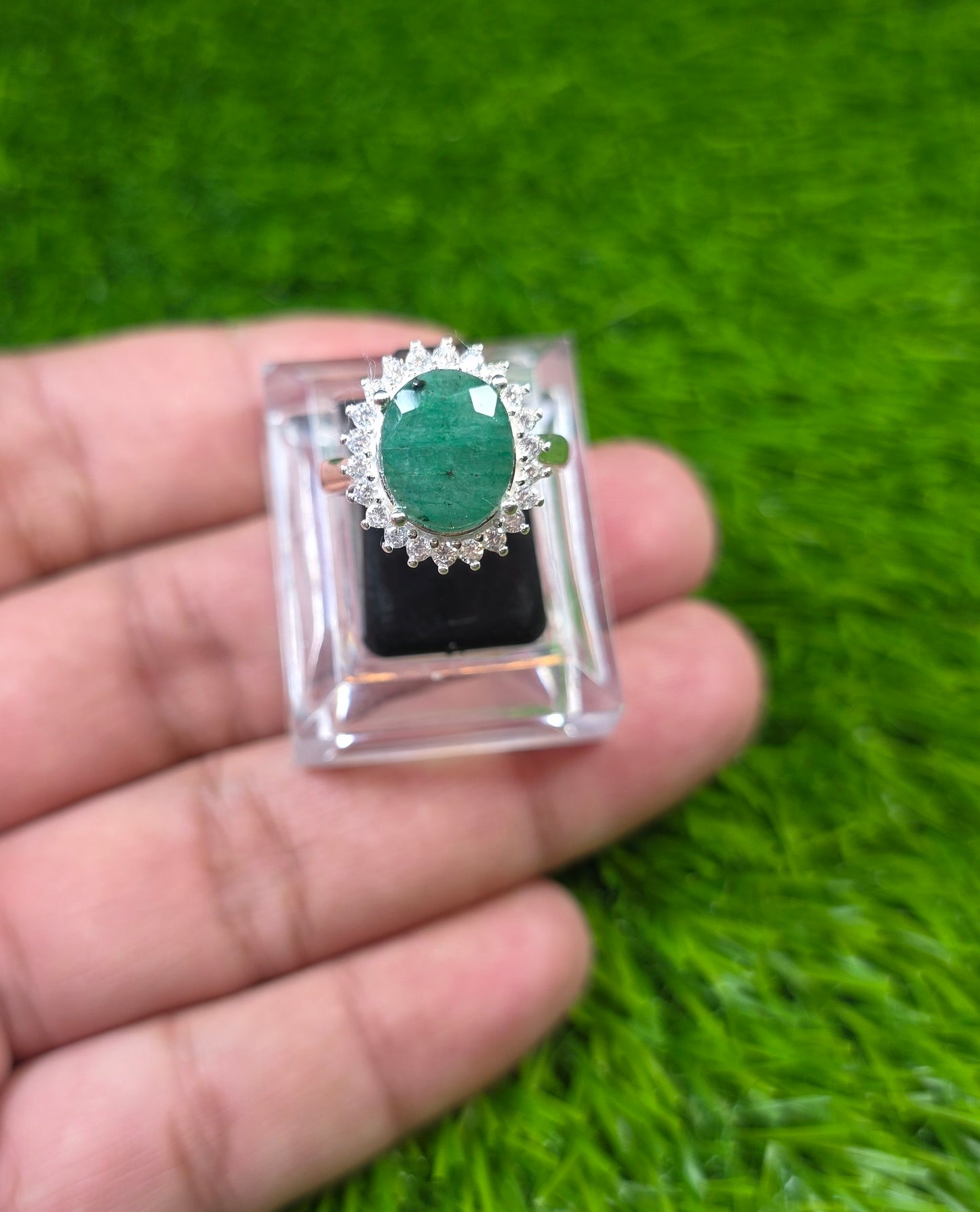 Premium Quality Zamurd Ring (Ladies)