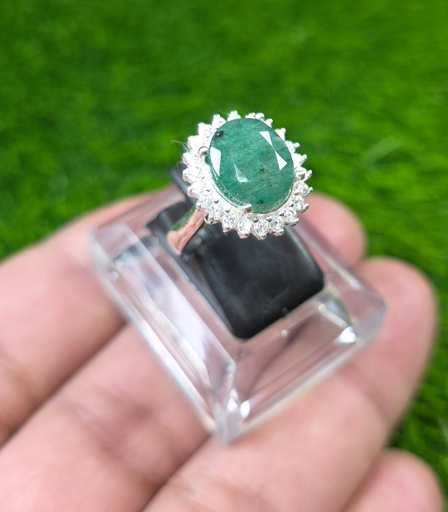 Premium Quality Zamurd Ring (Ladies)