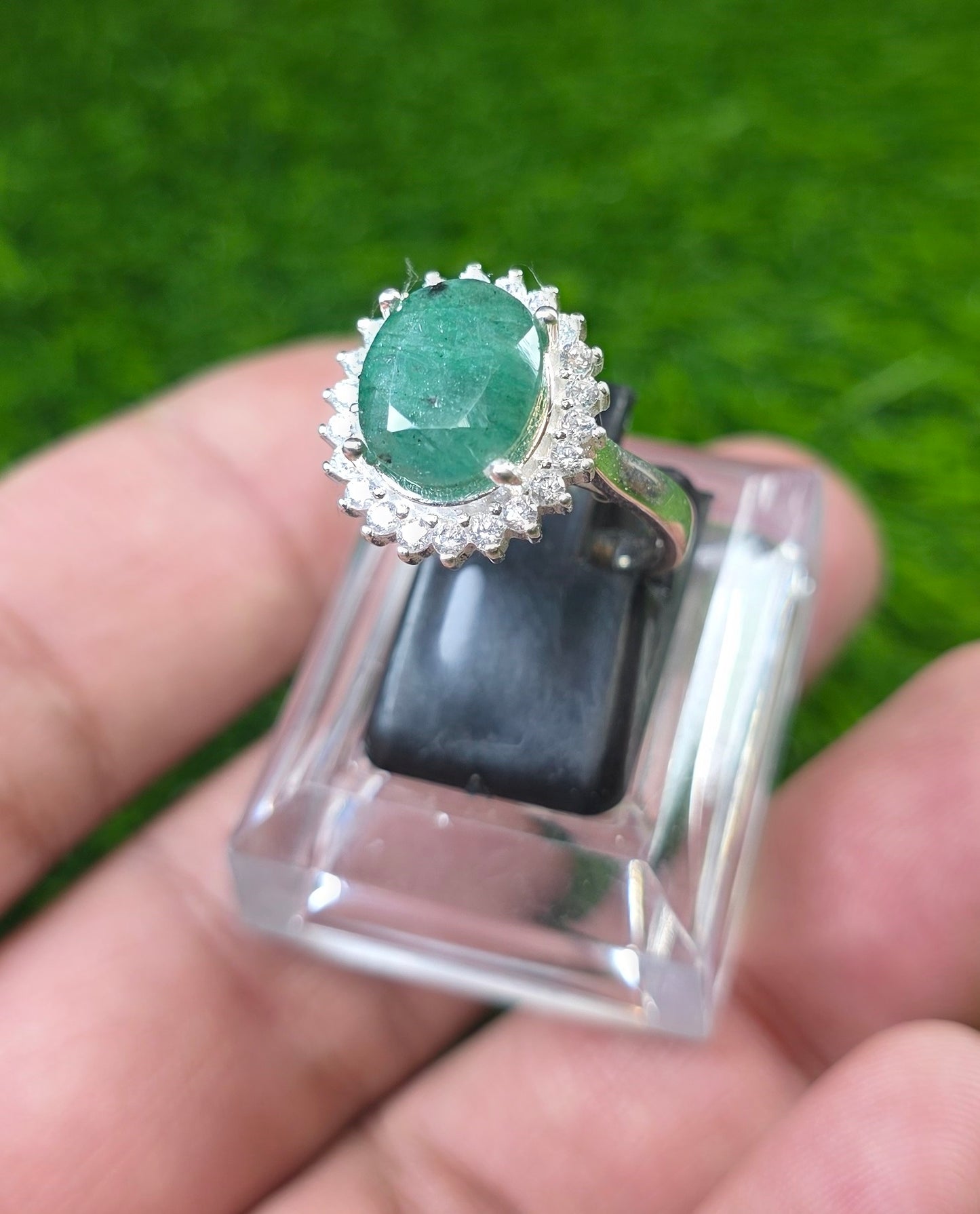 Premium Quality Zamurd Ring (Ladies)