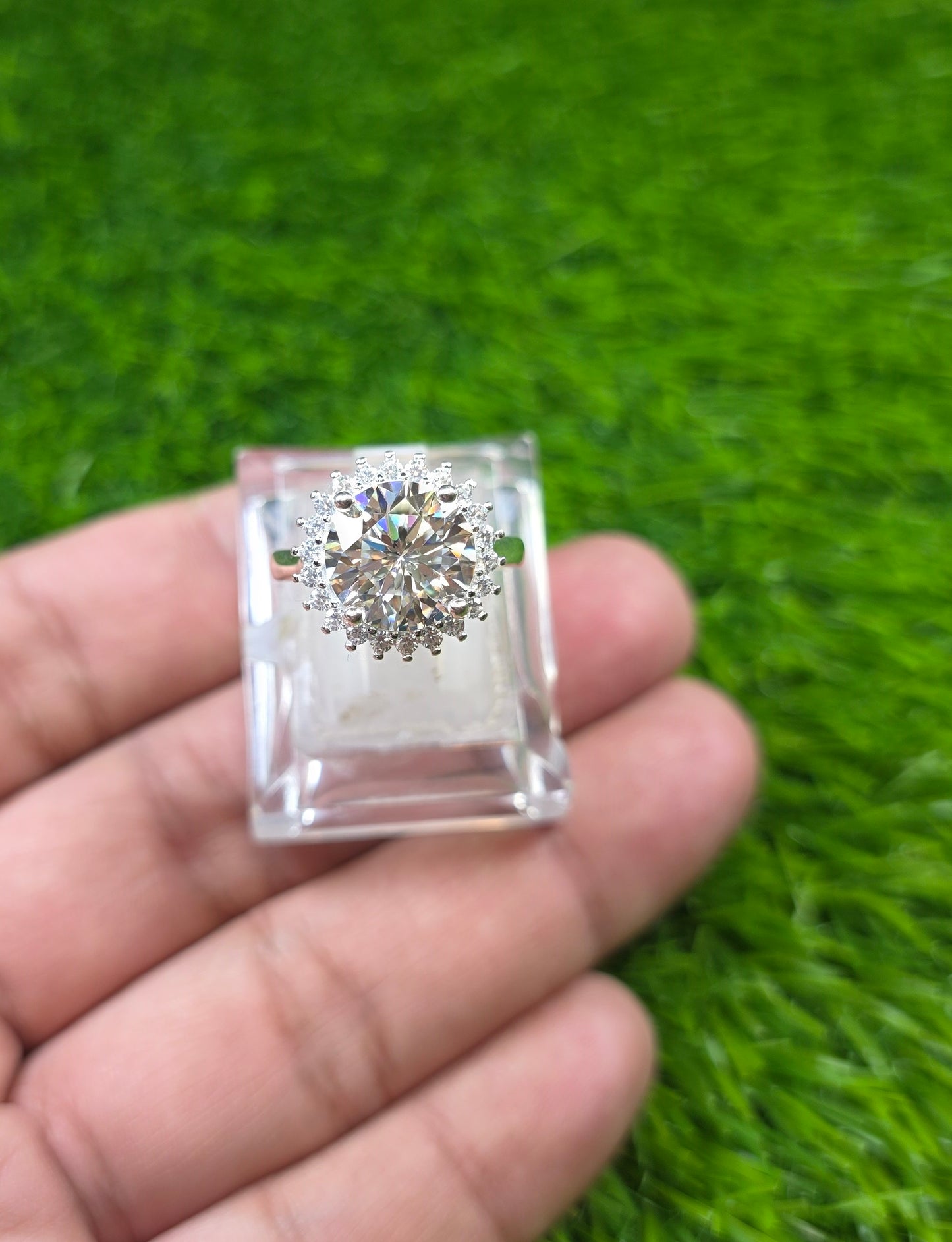 Premium Quality Moissanite Ring (Ladies)