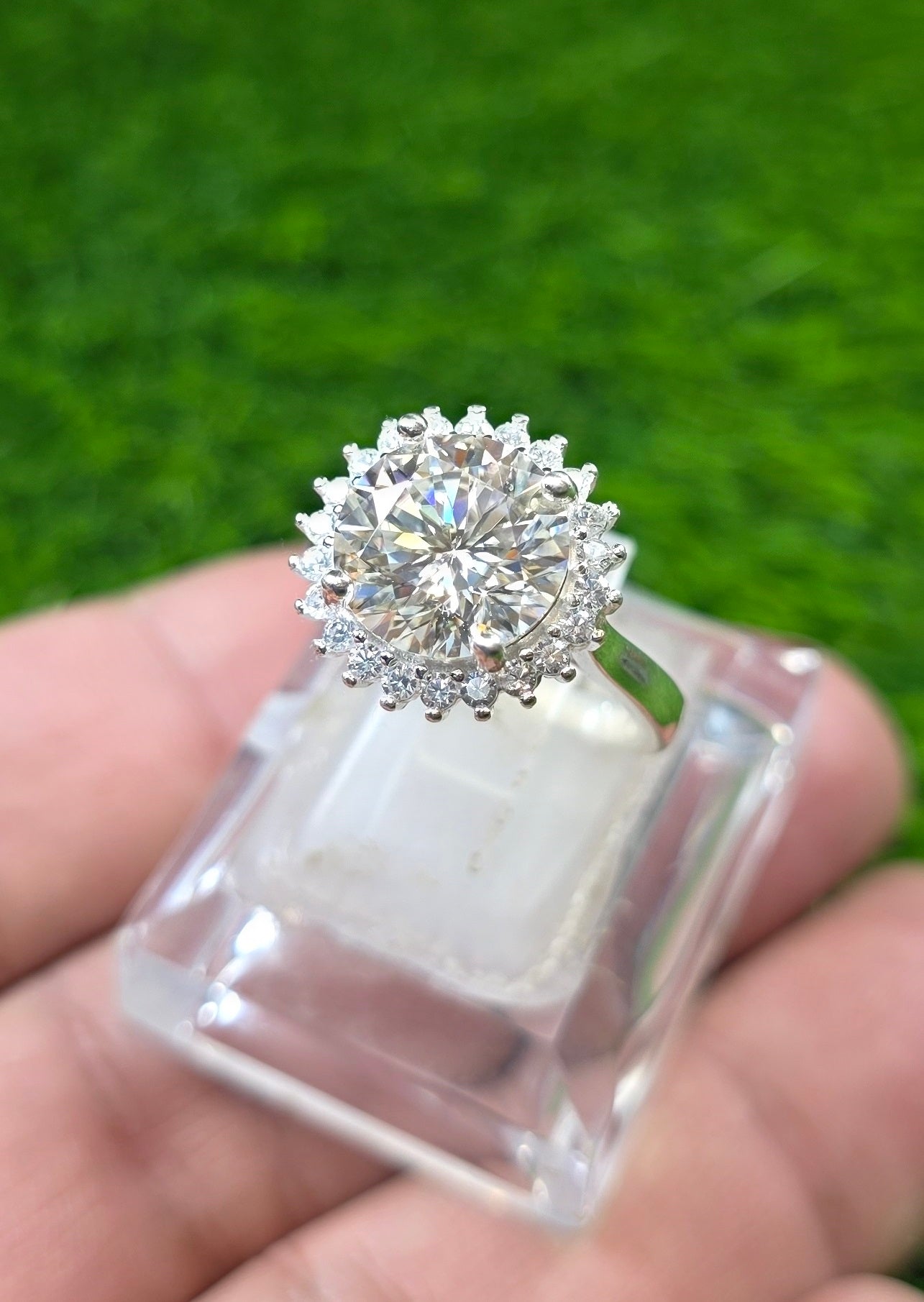 Premium Quality Moissanite Ring (Ladies)
