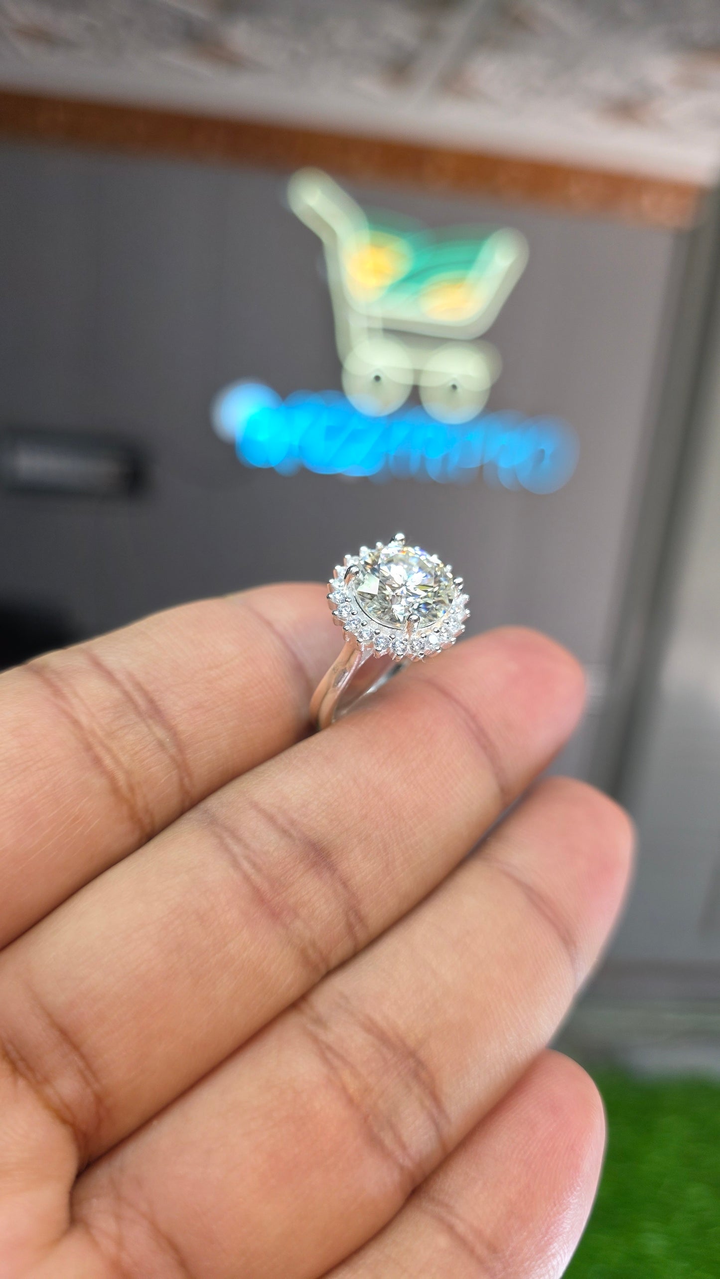 Premium Quality Moissanite Ring (Ladies)