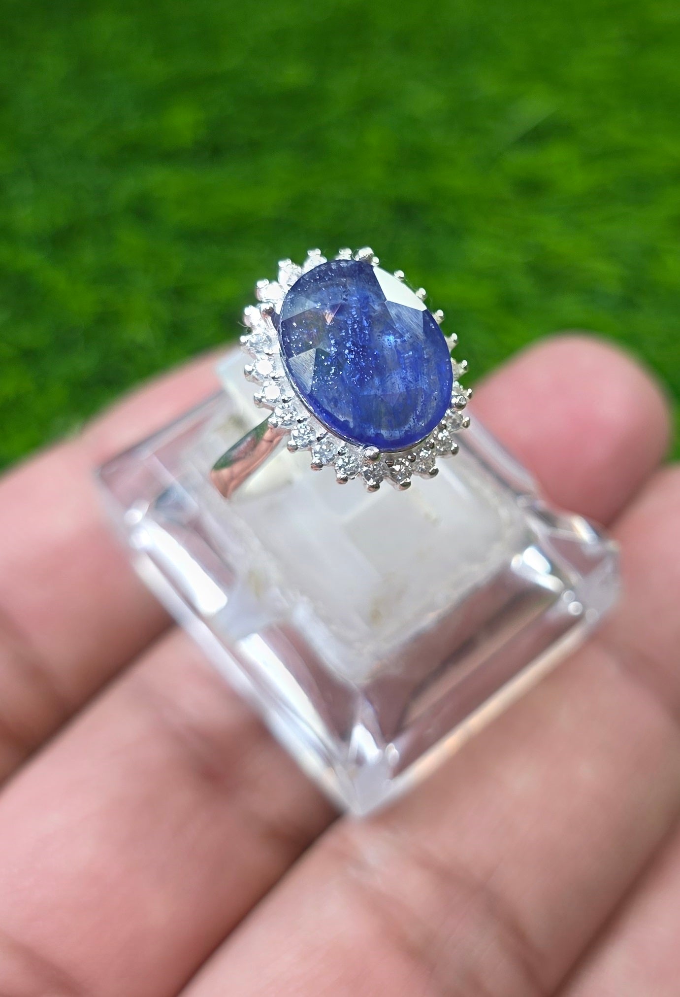 Premium Quality Neelam Ring (Ladies)