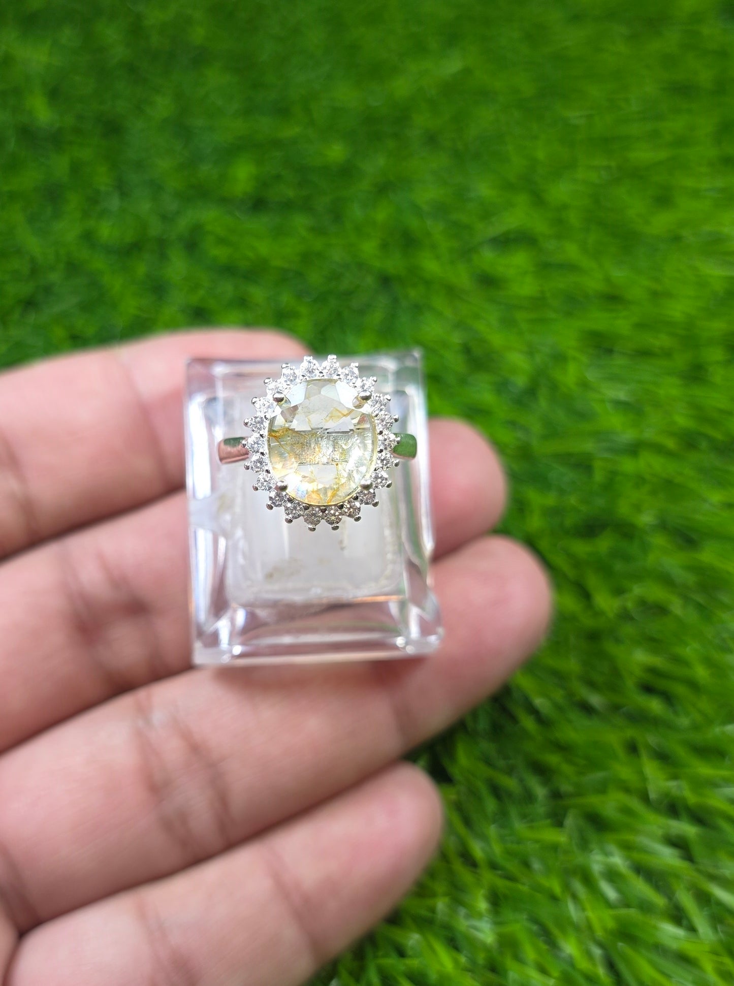 Premium Quality Ceylon Topaz Ring (Ladies)