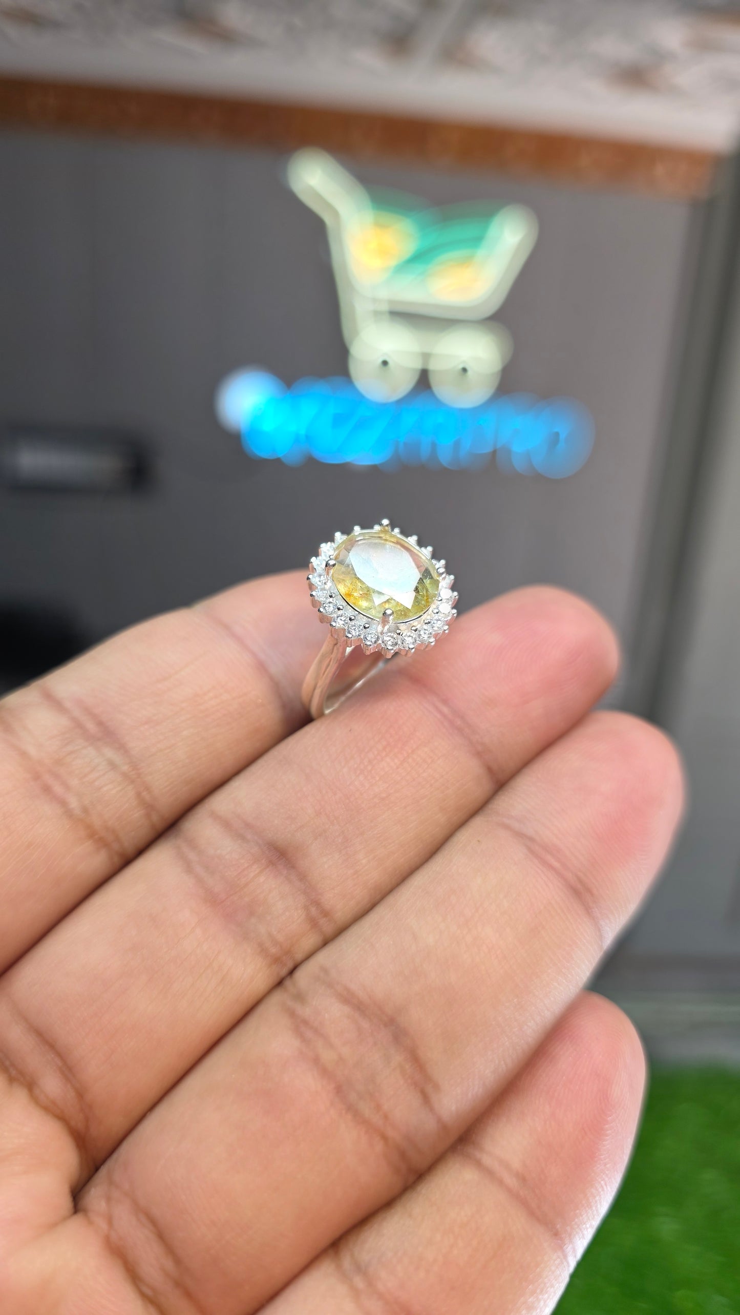 Premium Quality Ceylon Topaz Ring (Ladies)