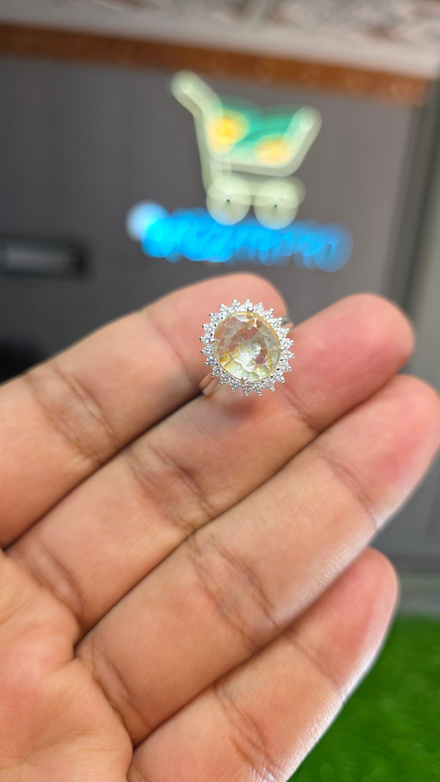 Premium Quality Ceylon Topaz Ring (Ladies)