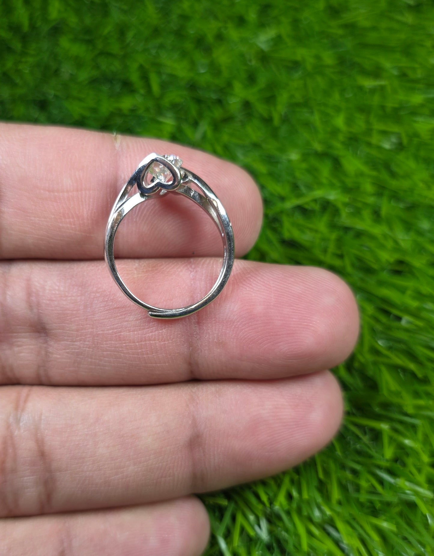 Premium Quality White Moissanite Ring (Ladies)
