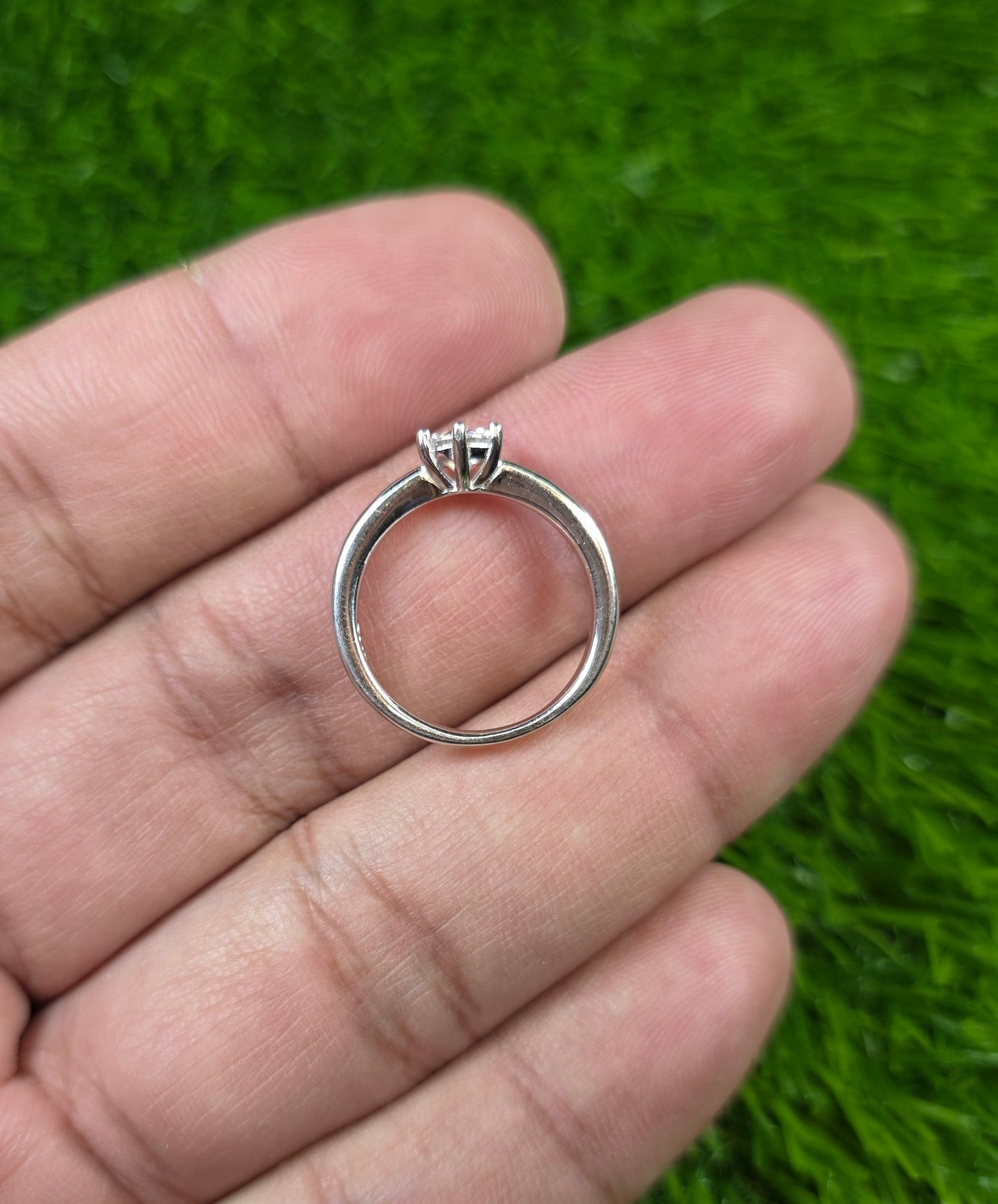 Premium Quality White Moissanite Ring (Ladies)
