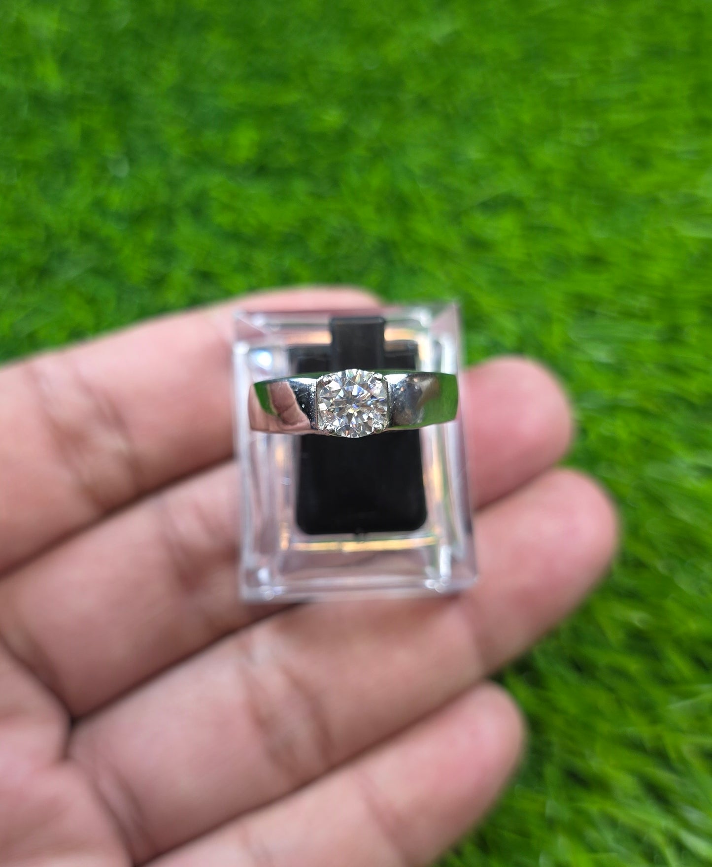 Premium Quality White Moissanite Ring