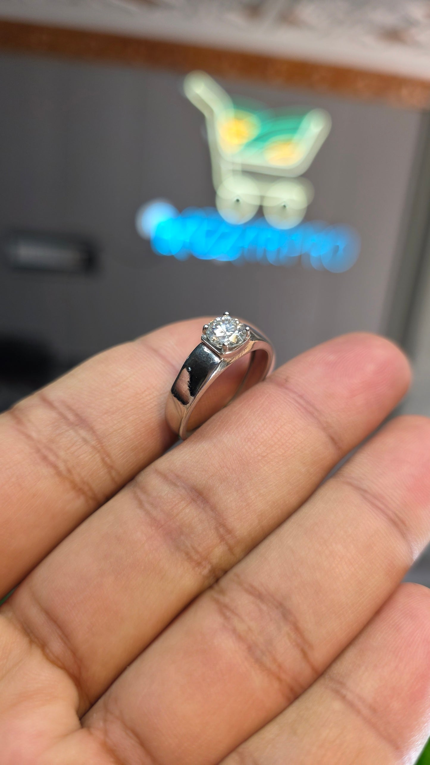 Premium Quality White Moissanite Ring