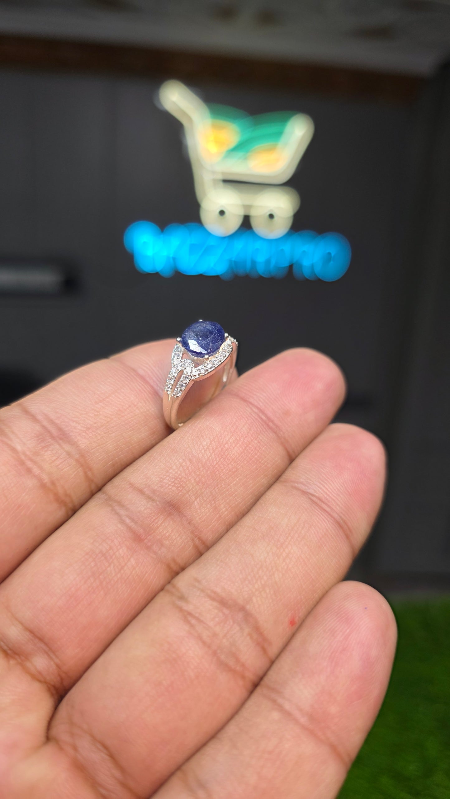 Premium Quality Blue Sapphire Ring (Ladies)