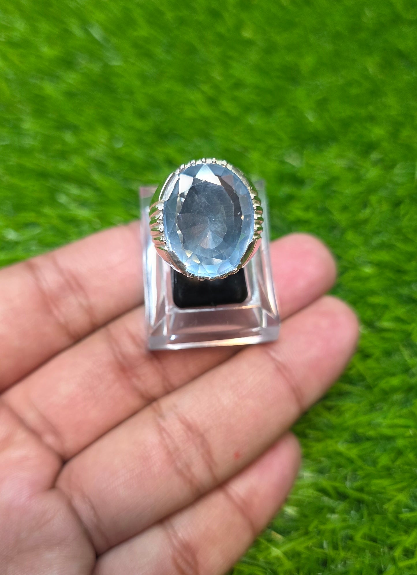 Premium Quality Aquamarine Ring