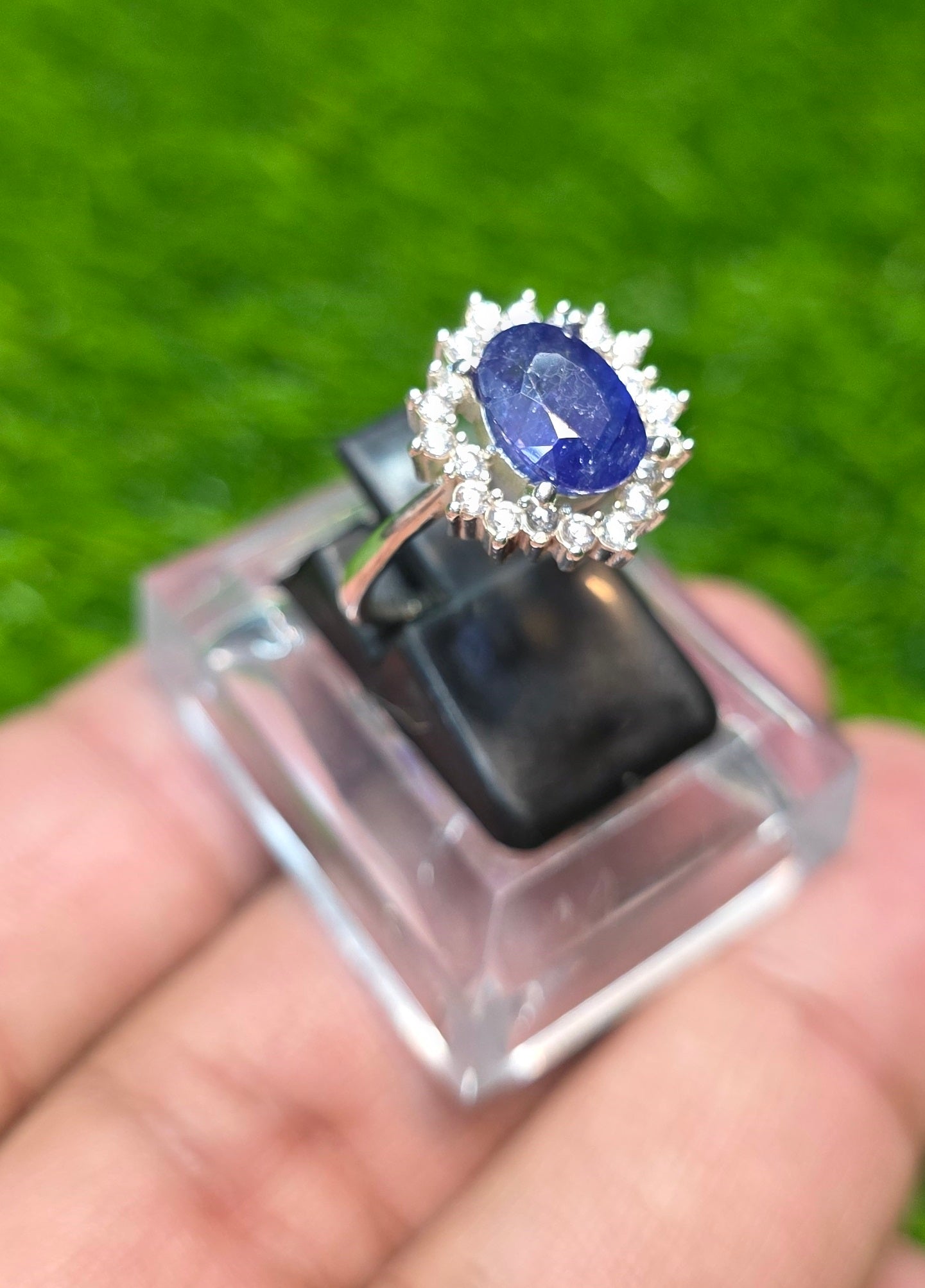 Premium Quality Neelam Ring (Ladies)