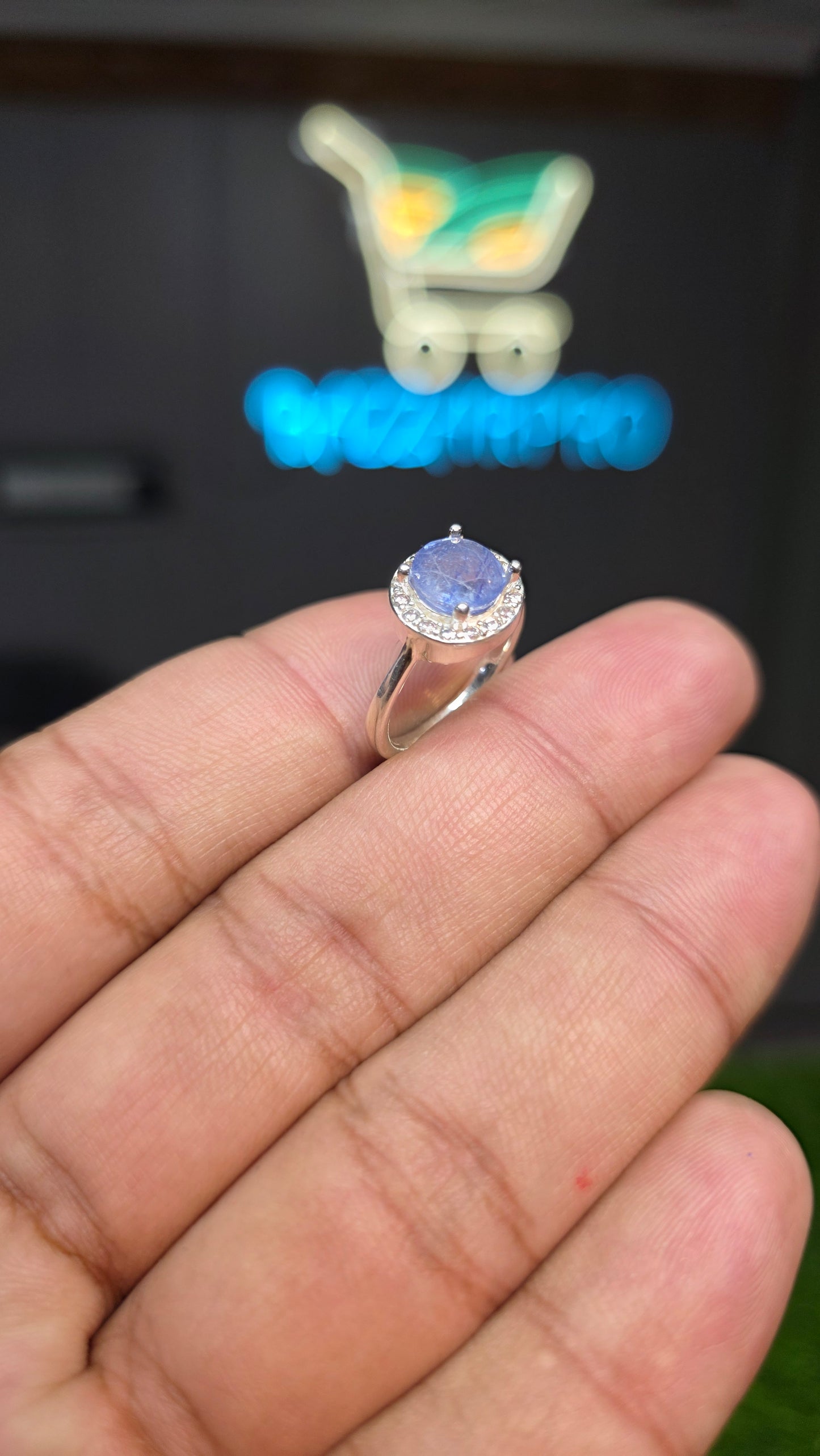 Premium Quality Blue Sapphire Ring (Ladies)