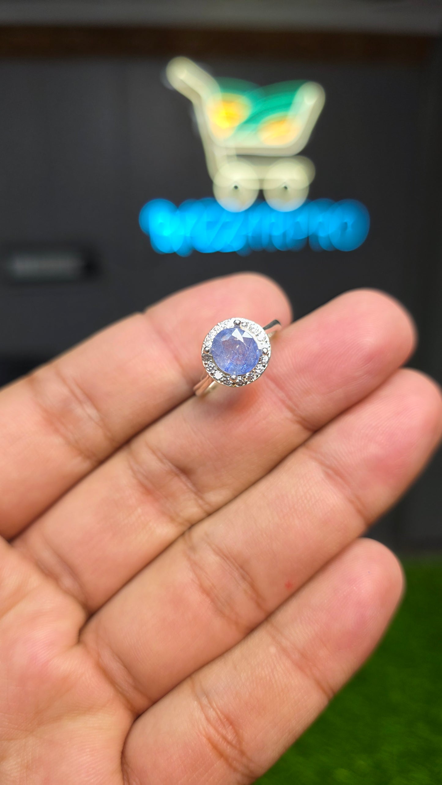 Premium Quality Blue Sapphire Ring (Ladies)