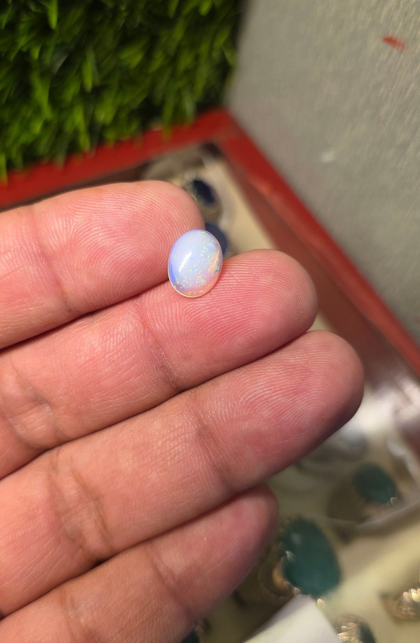 Natural Full Fire Opal Stone With Lab Certificate
