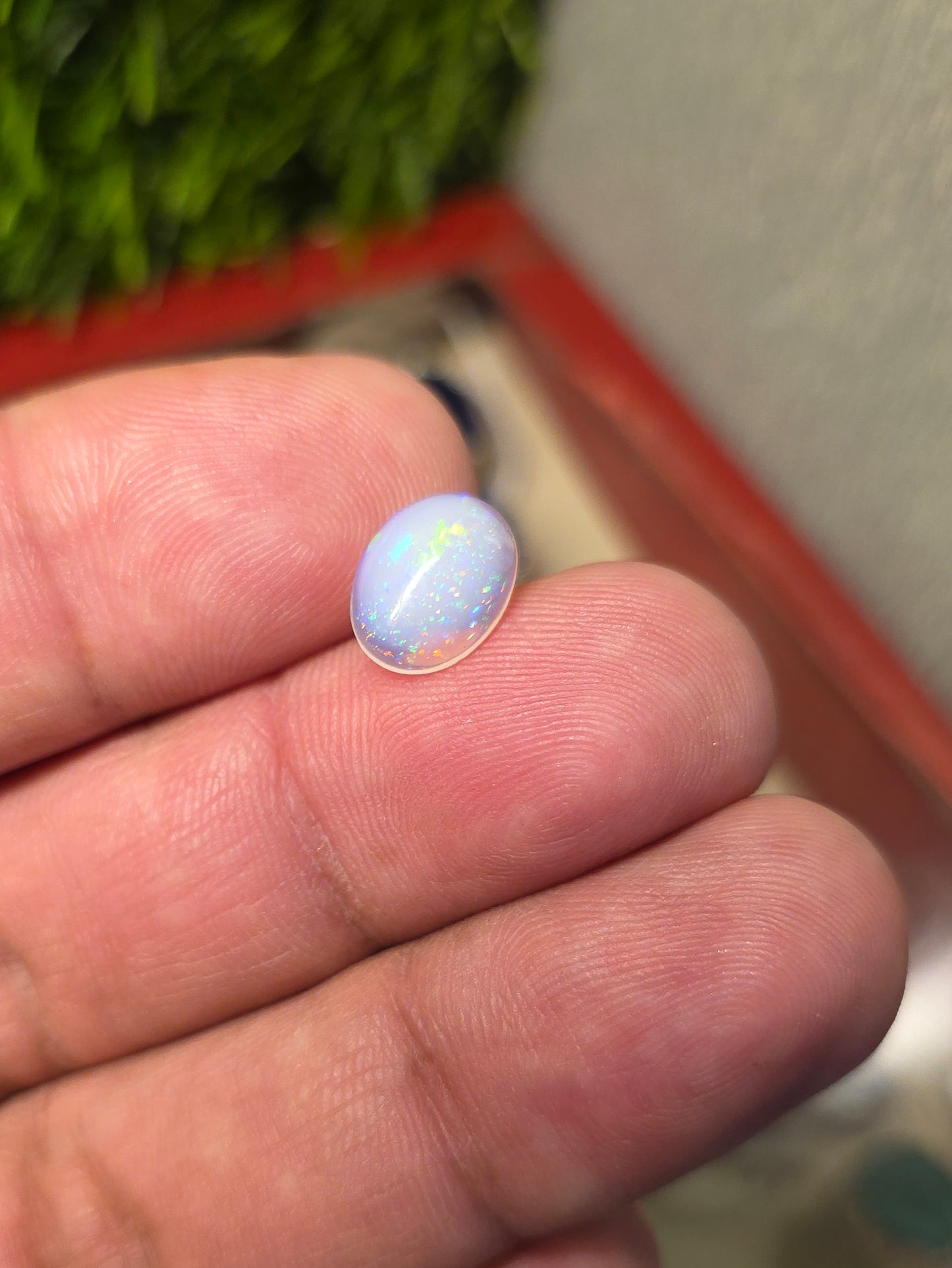 Natural Full Fire Opal Stone With Lab Certificate