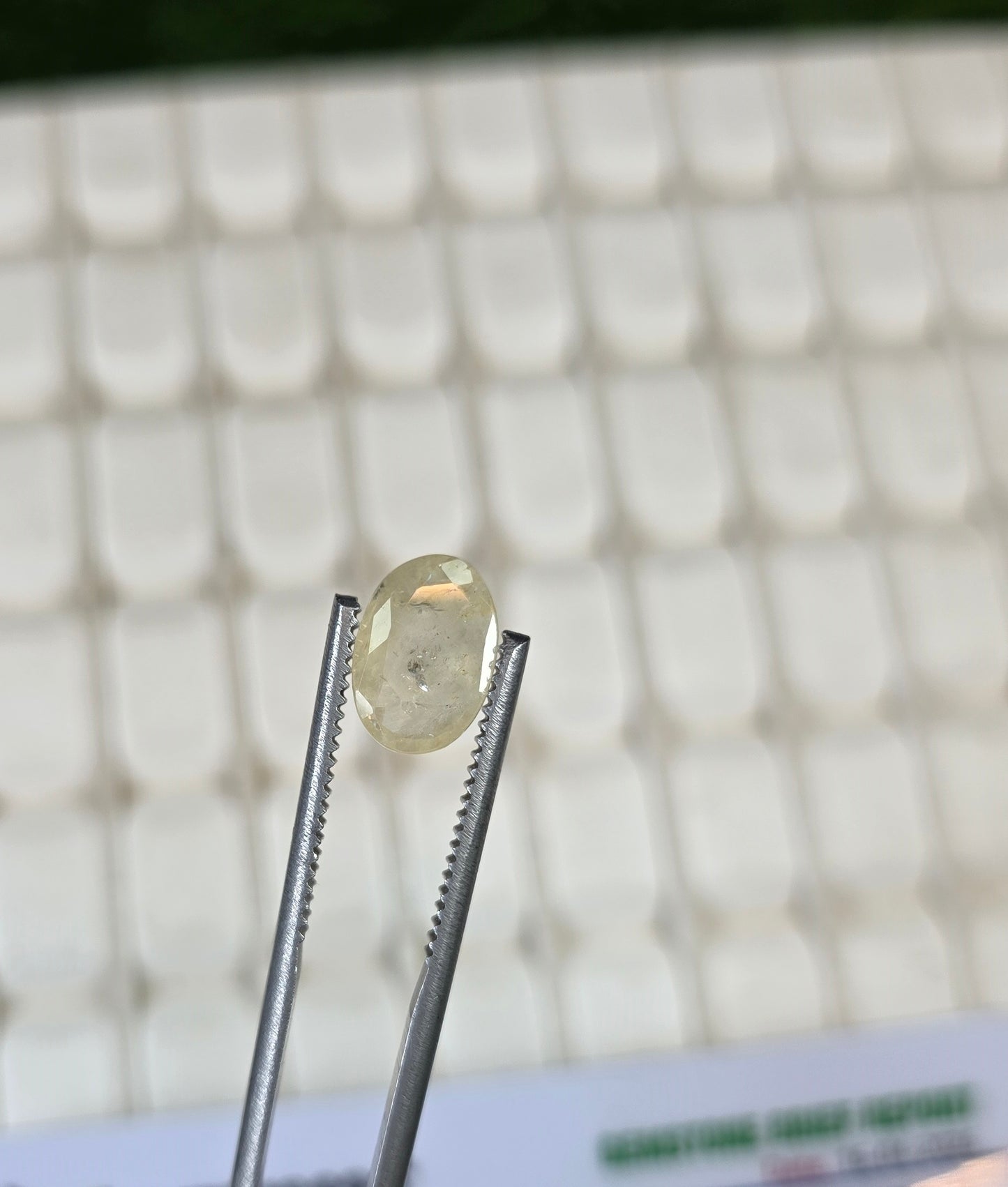 Natural Ceylon Pukhraj Stone With Lab Certificate