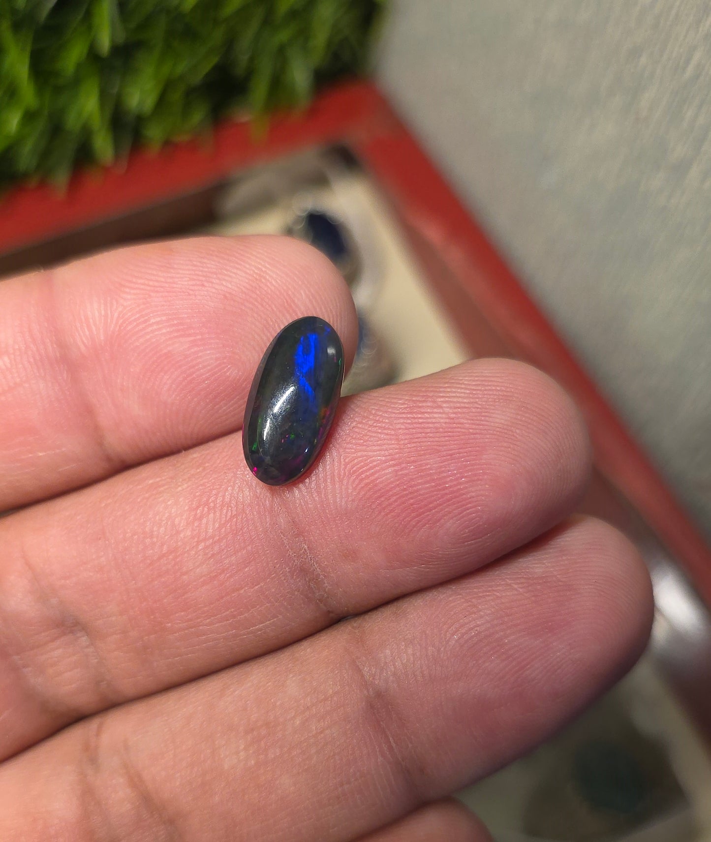 Natural Full Fire Opal Stone With Lab Certificate