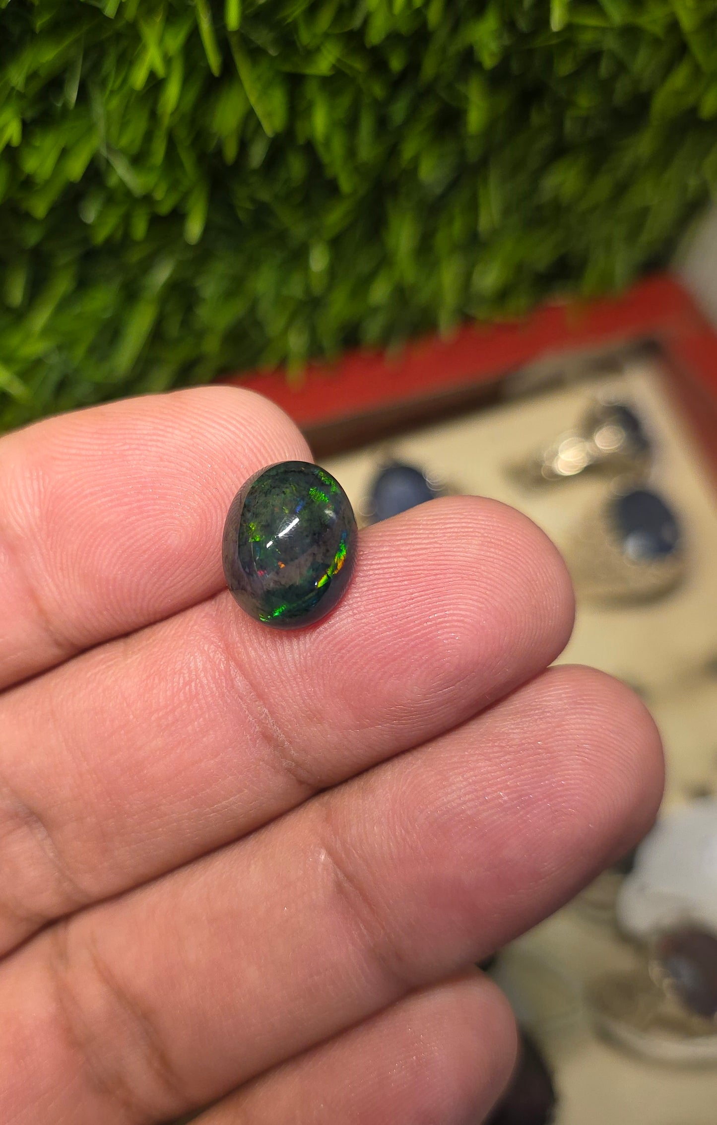 Natural Full Fire Opal Stone With Lab Certificate