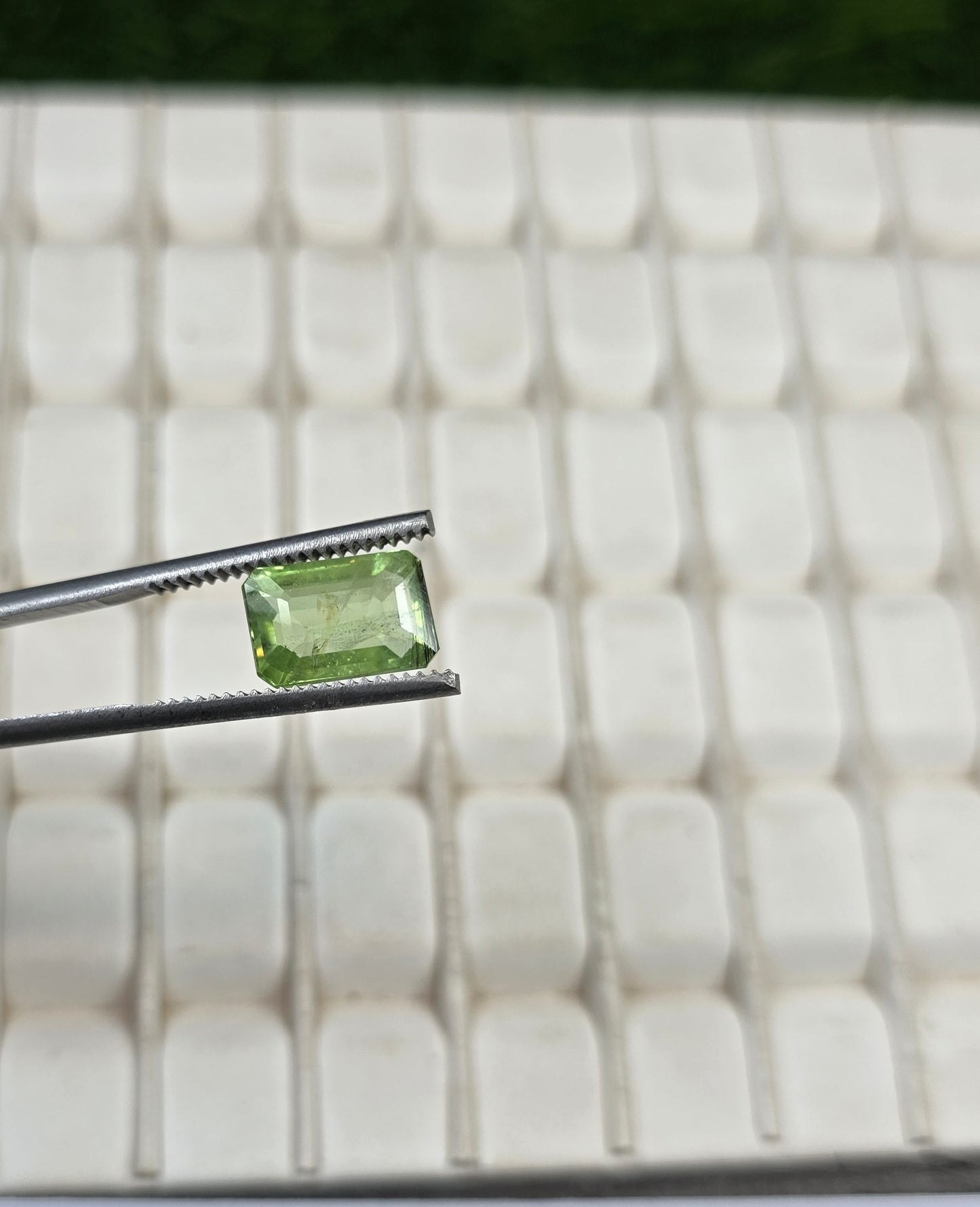 Natural Peridot Stone With Lab Certificate