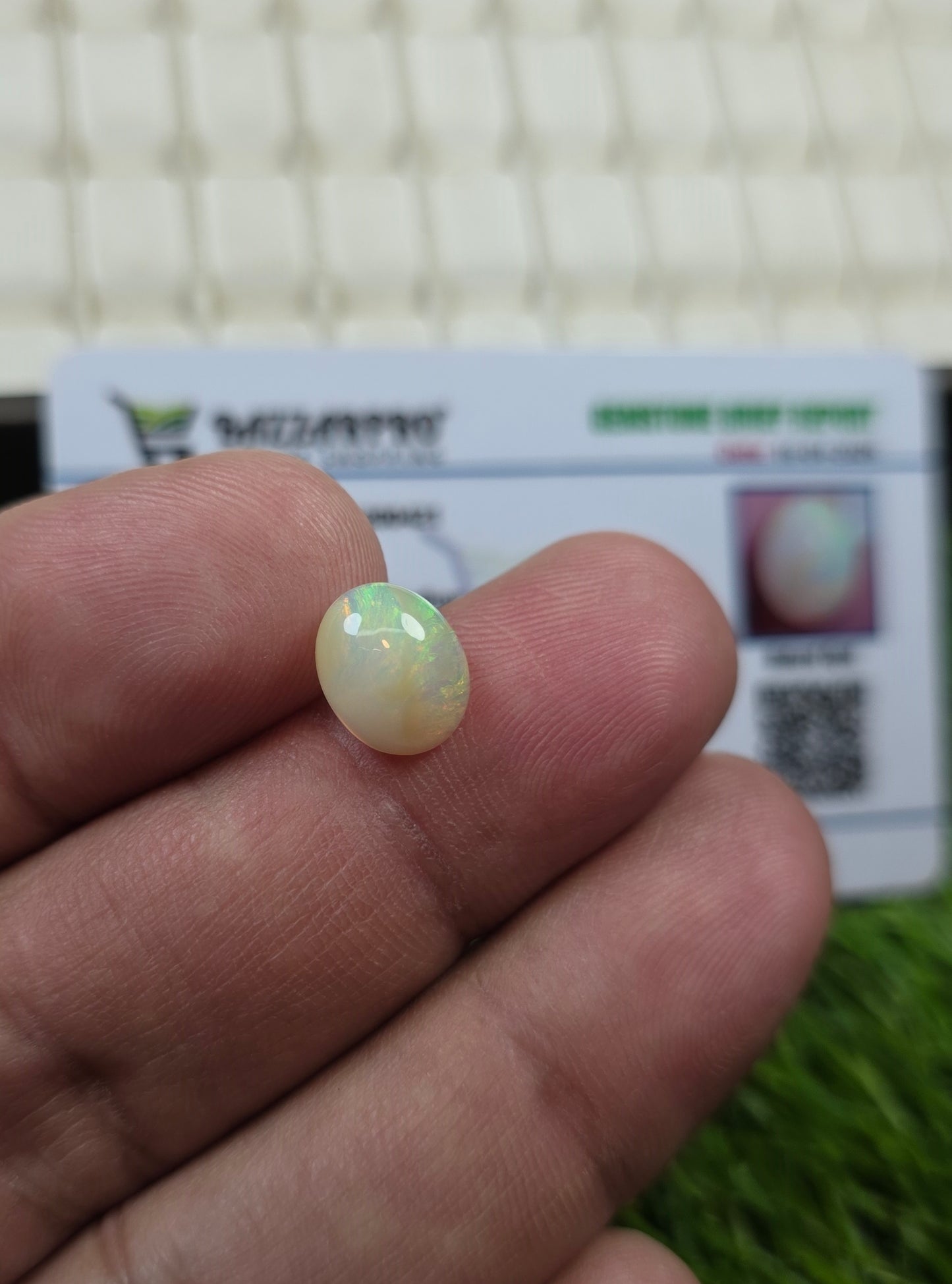 Natural Full Fire Opal Stone With Lab Certificate