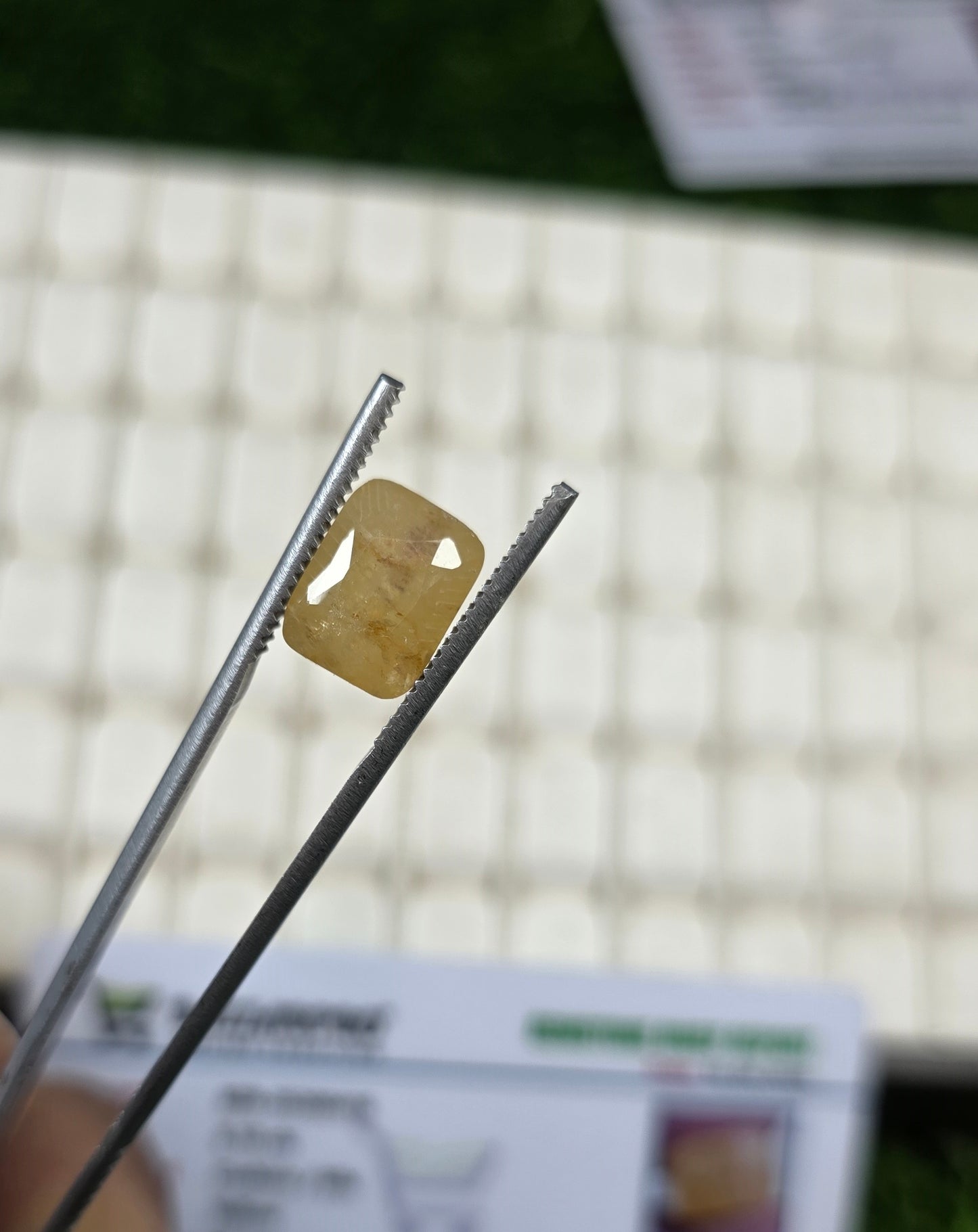 Natural Ceylon Pukhraj Stone With Lab Certificate