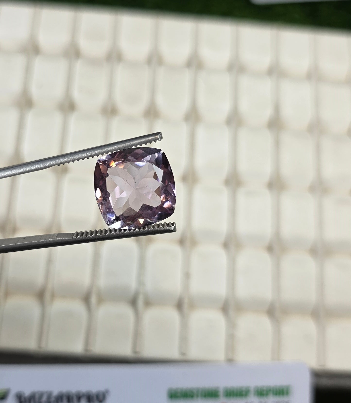 Natural Amethyst Stone With Lab Certificate