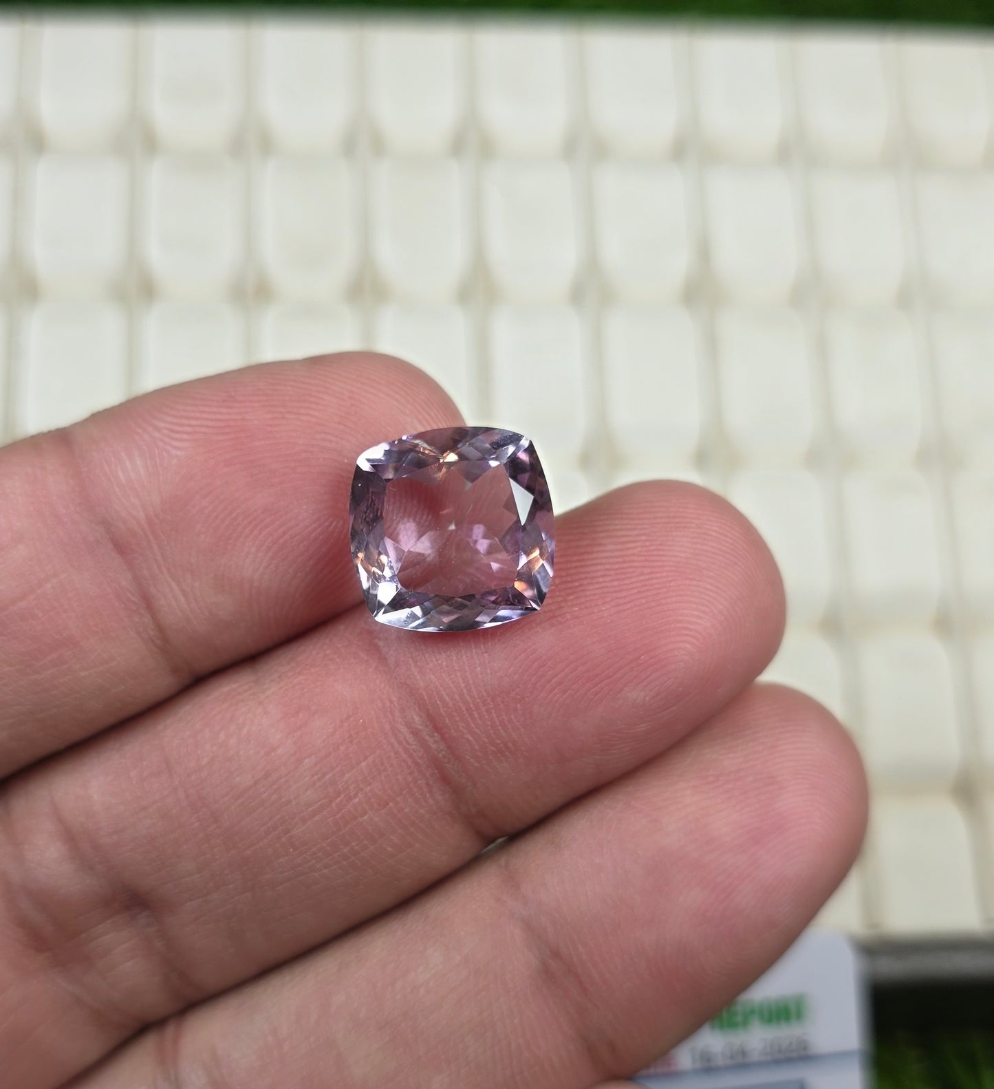 Natural Amethyst Stone With Lab Certificate