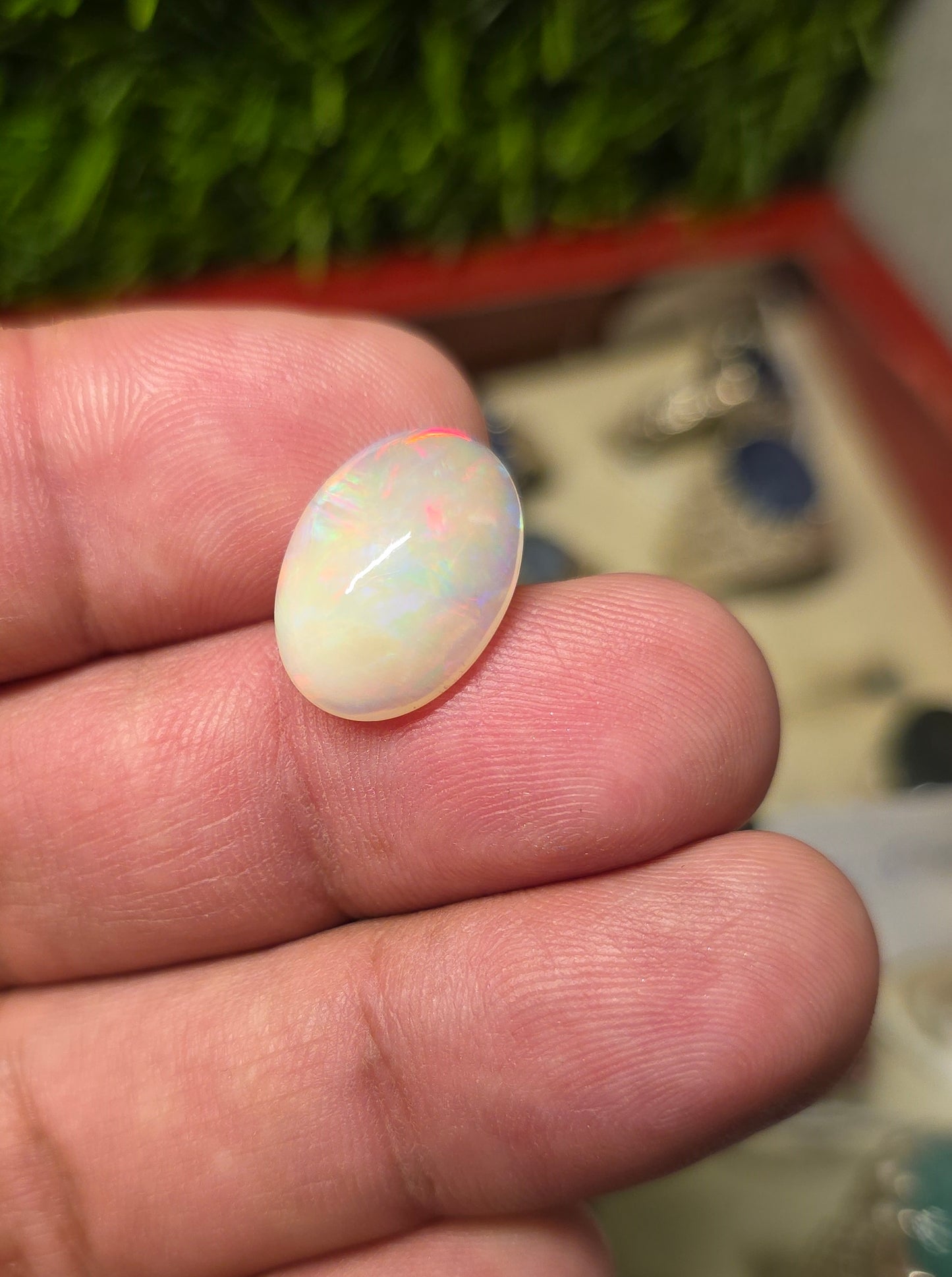 Natural Full Fire Opal Stone With Lab Certificate