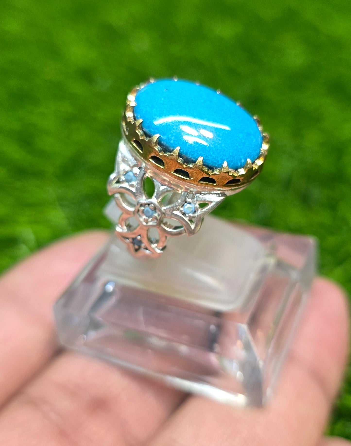 Premium Quality Vintage Style Feroza Ring