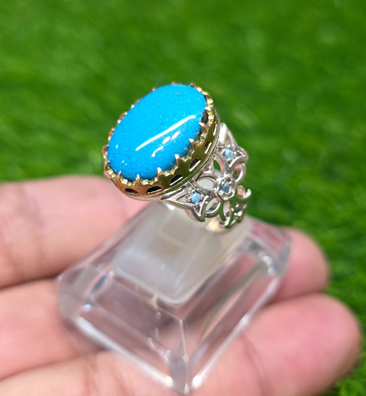 Premium Quality Vintage Style Feroza Ring