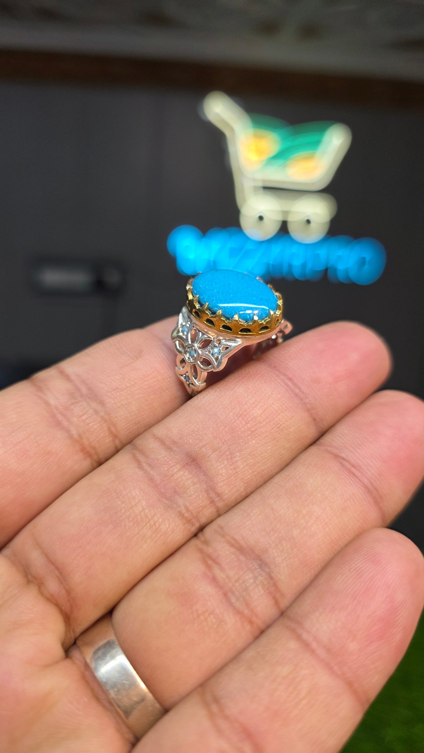 Premium Quality Vintage Style Feroza Ring
