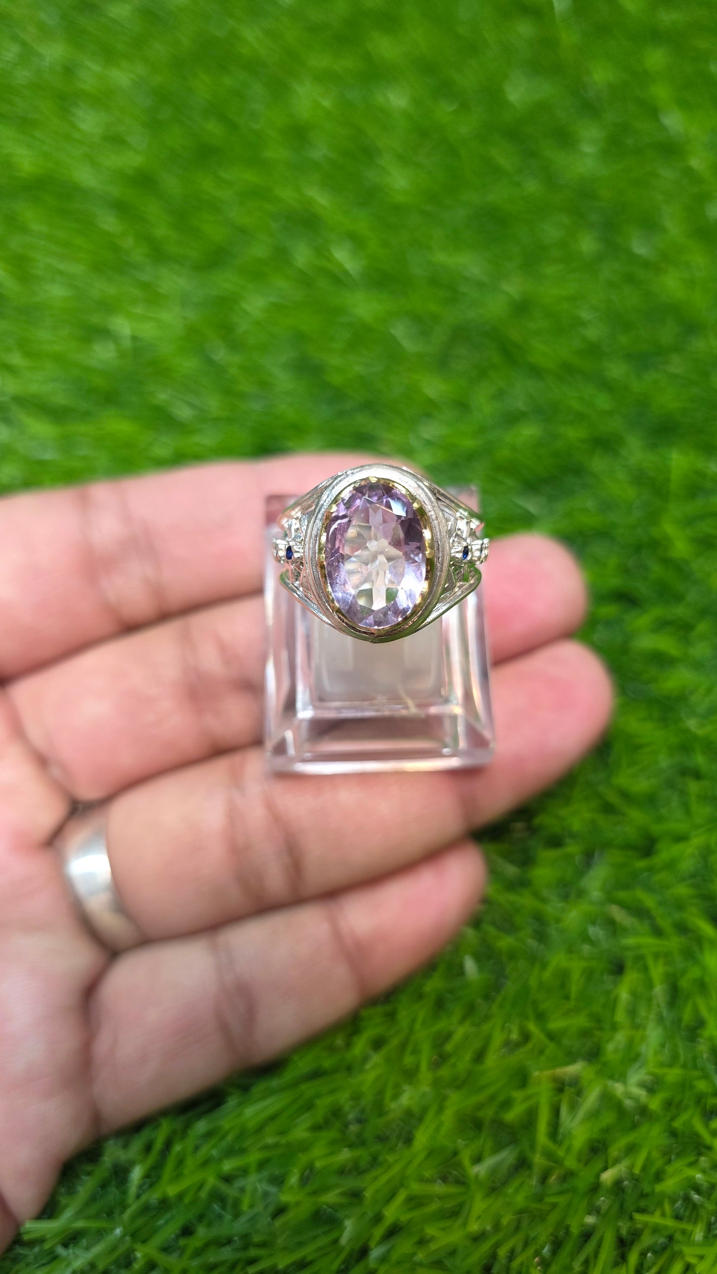 Premium Quality Vintage Style Amethyst Ring