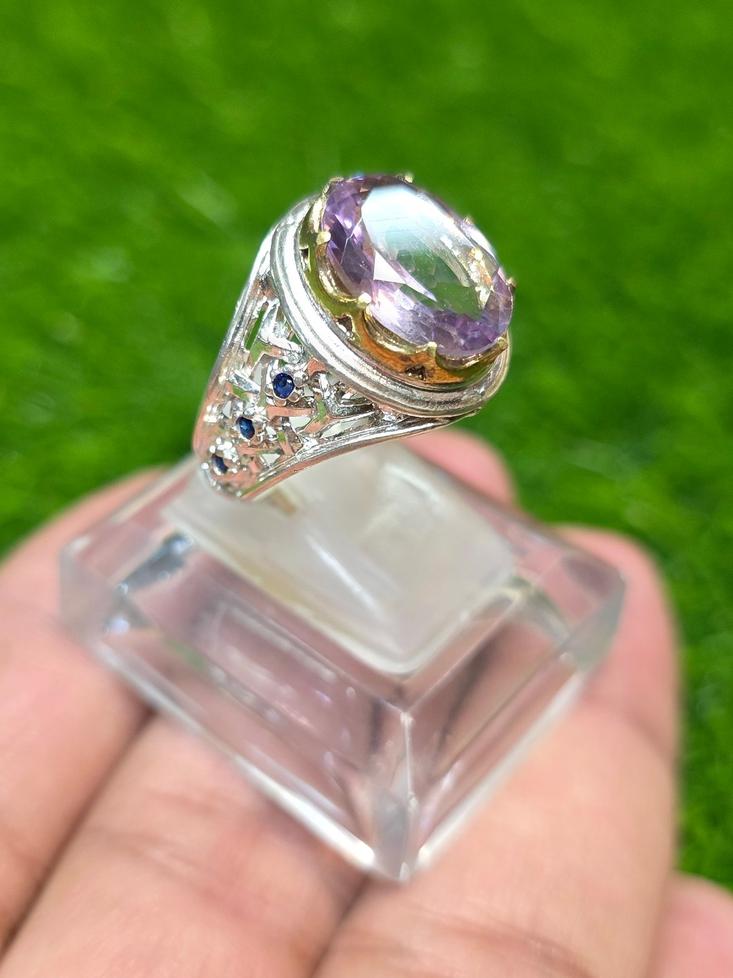 Premium Quality Vintage Style Amethyst Ring