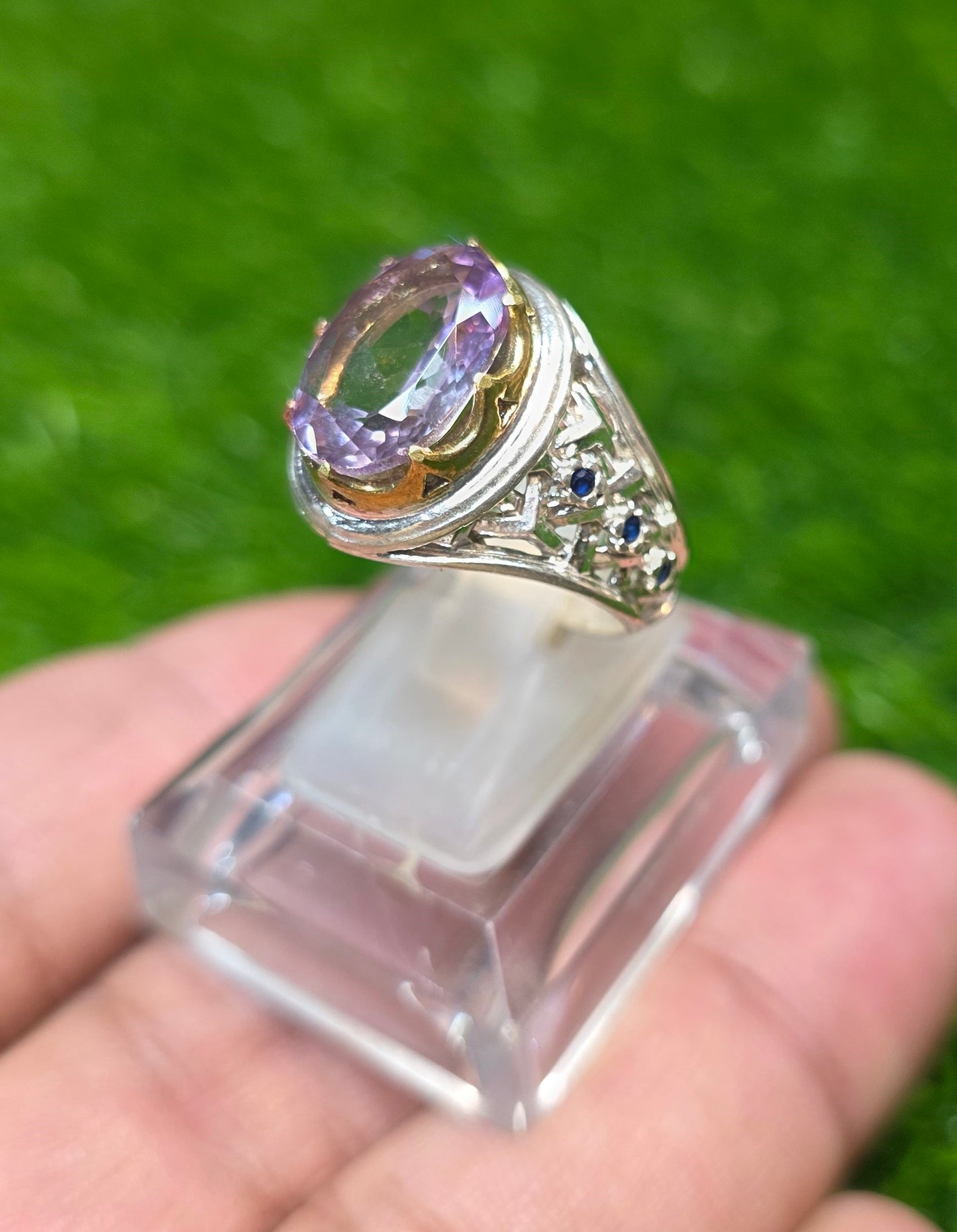 Premium Quality Vintage Style Amethyst Ring