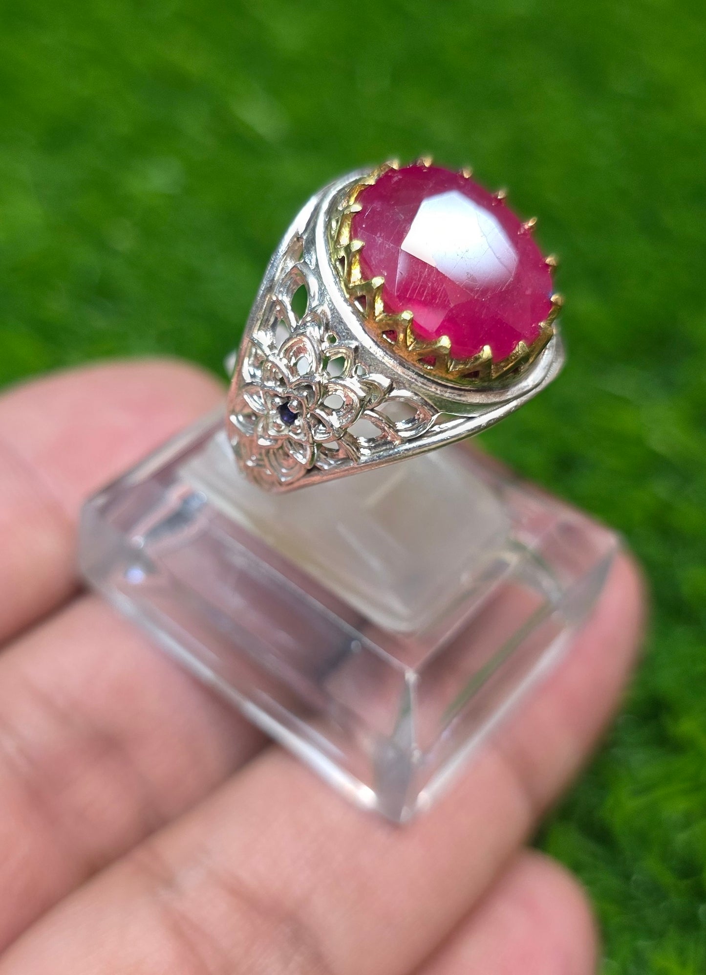 Premium Quality Vintage Style Ruby Ring