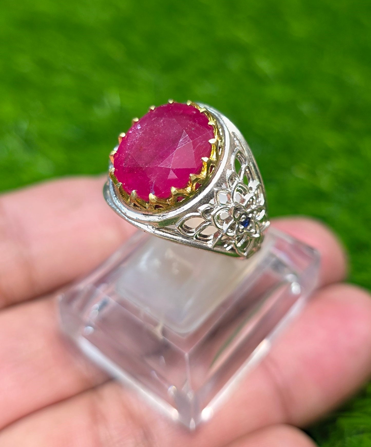 Premium Quality Vintage Style Ruby Ring