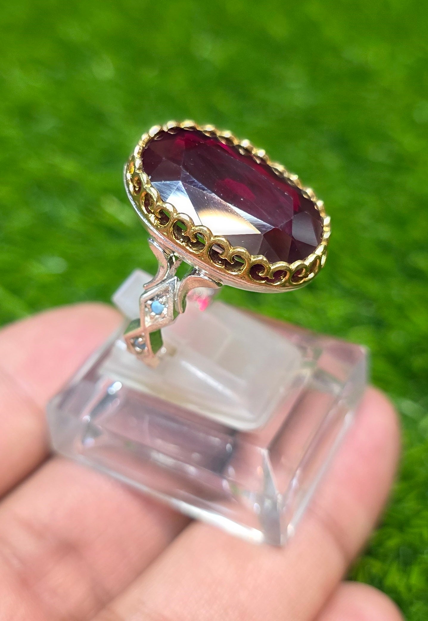 Premium Quality Vintage Style Yaqoot Ring