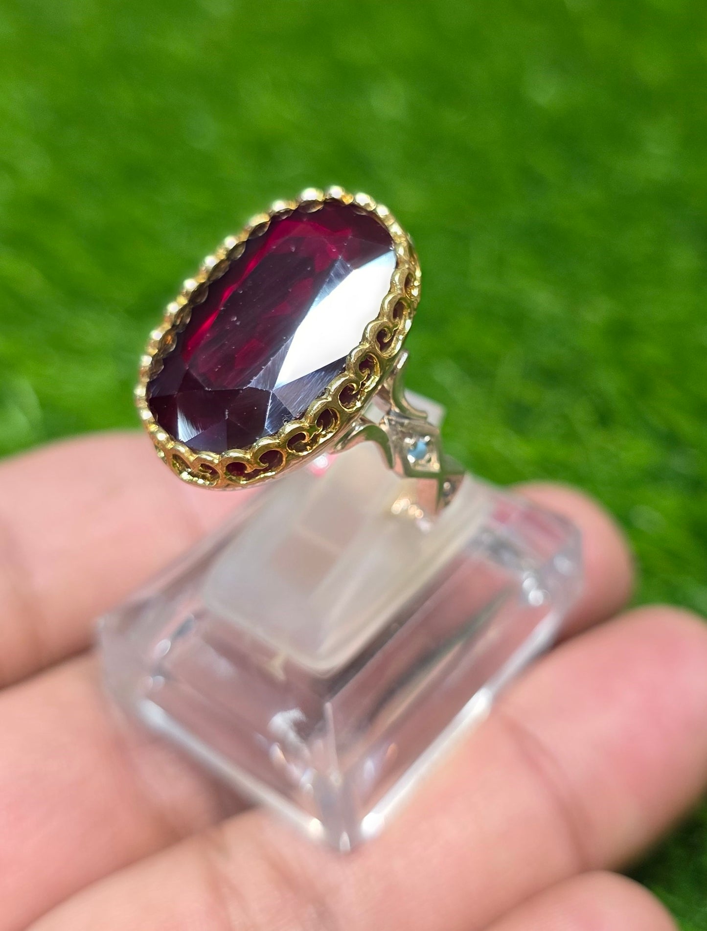 Premium Quality Vintage Style Yaqoot Ring