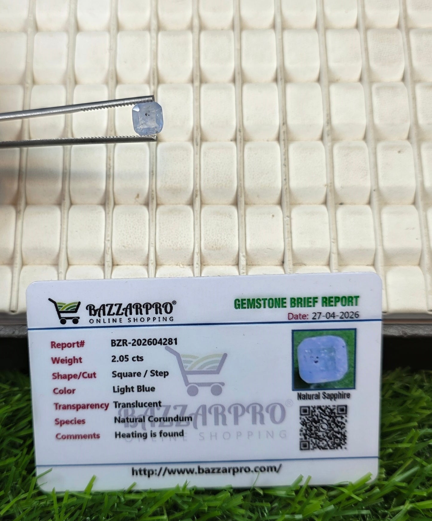 Premium Quality Ceylon Neelam With Lab Certificate