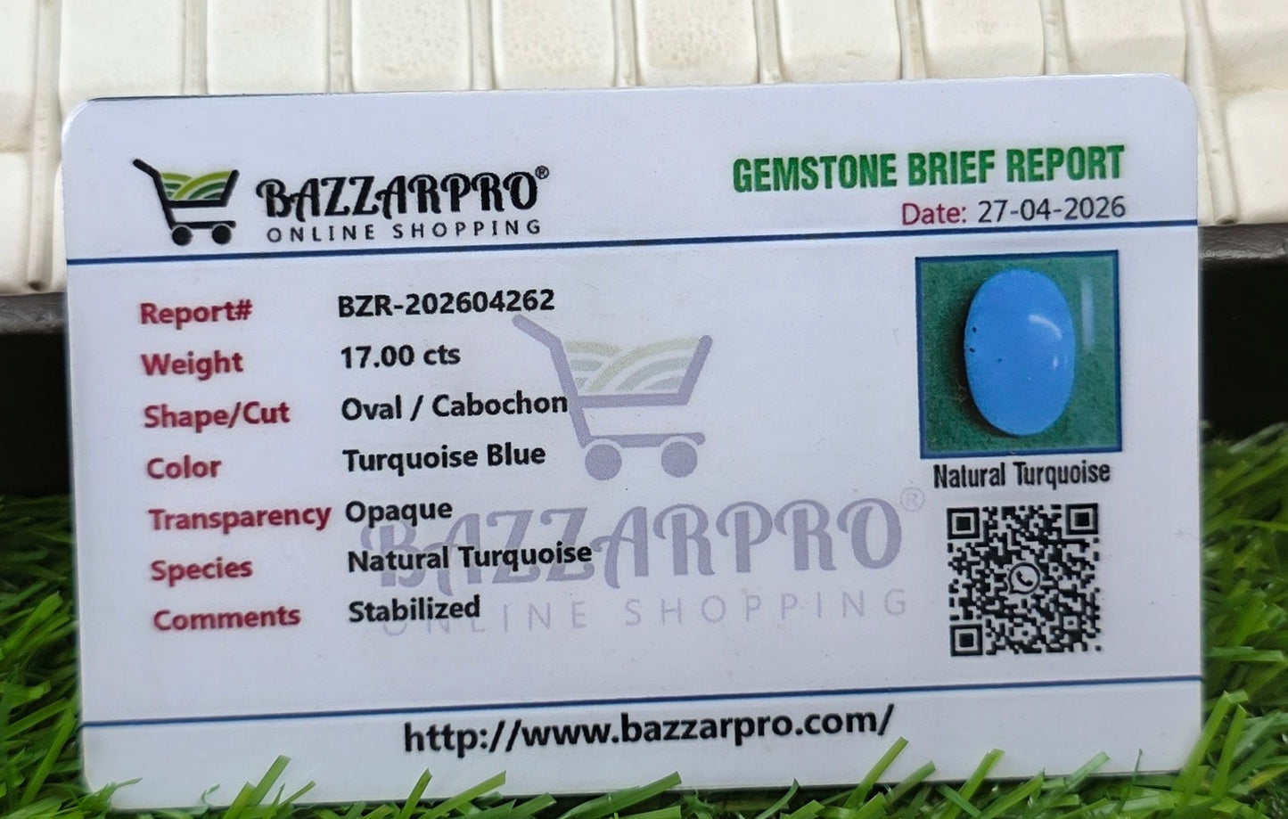 Premium Quality Feroza With Lab Certificate