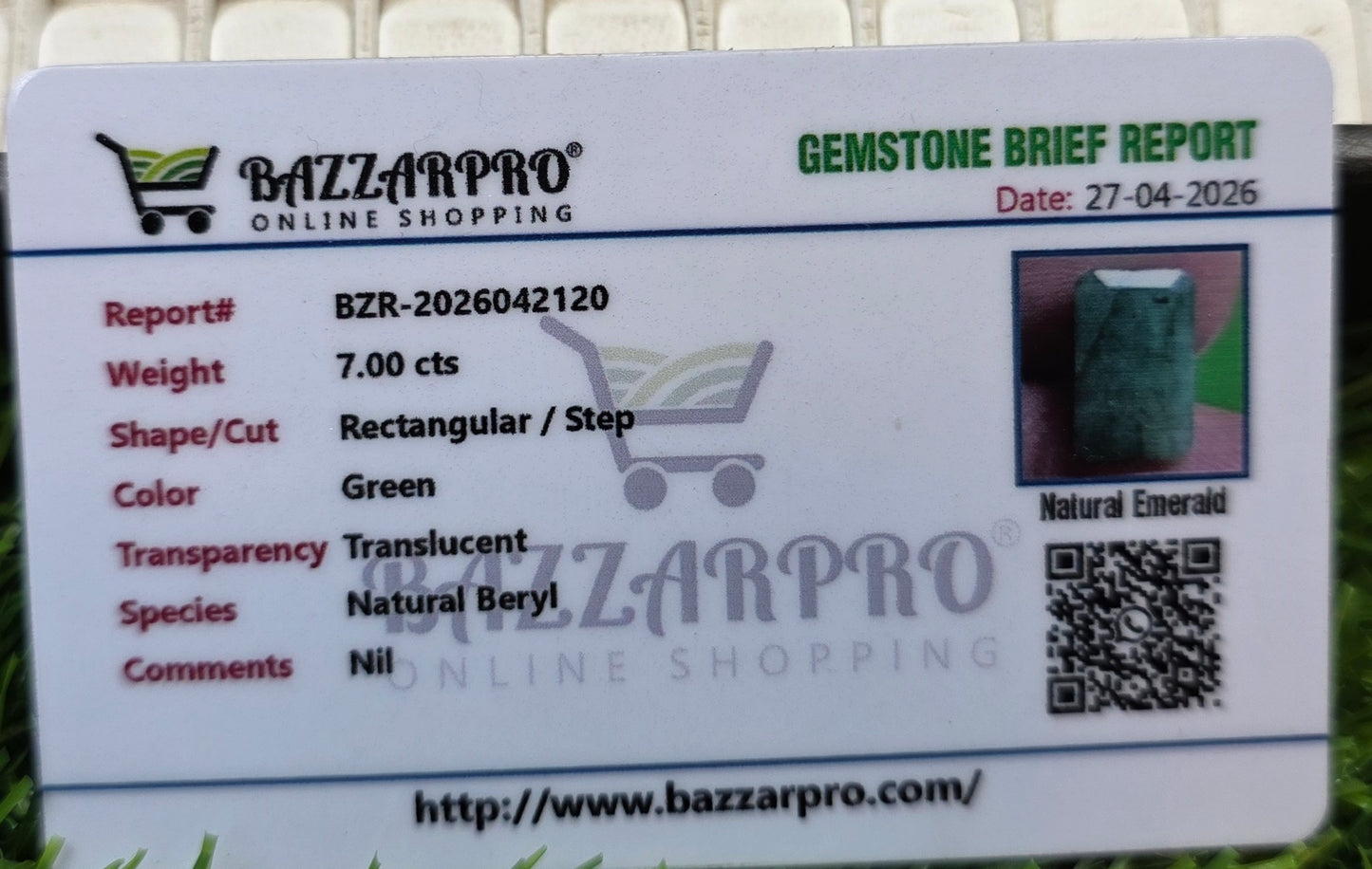 Premium Quality Zamurd With Lab Certificate