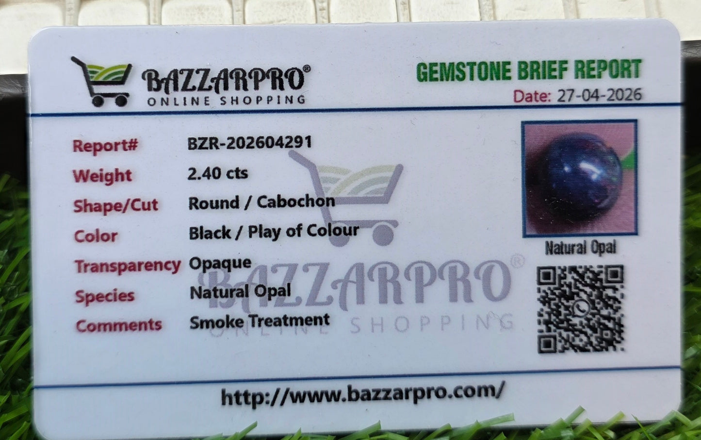 Premium Quality Opal With Lab Certificate