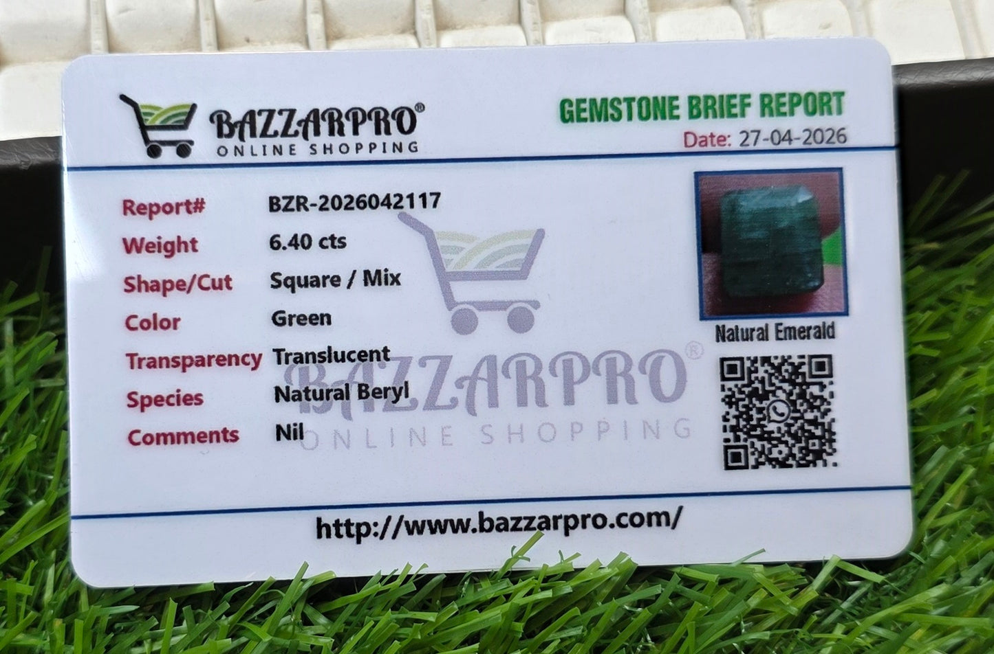 Premium Quality Zamurd With Lab Certificate