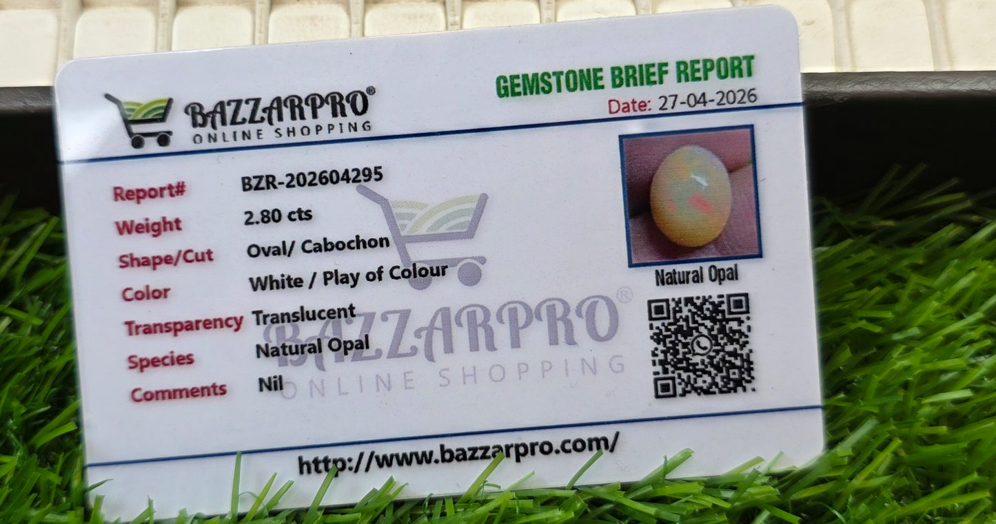 Premium Quality Fire Opal With Lab Certificate