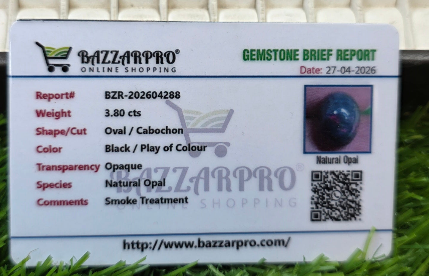 Premium Quality Fire Opal With Lab Certificate