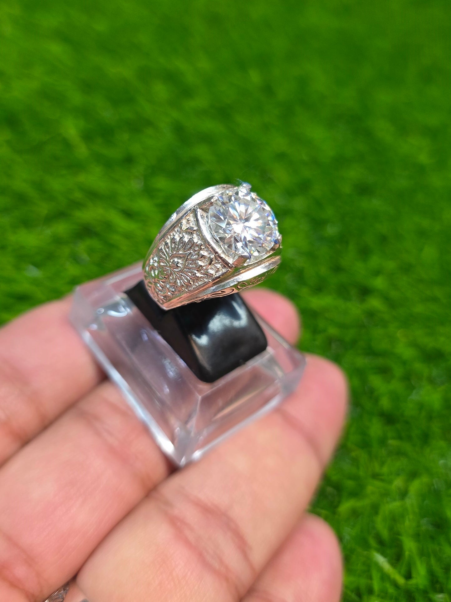 Premium Quality White Moissanite Ring