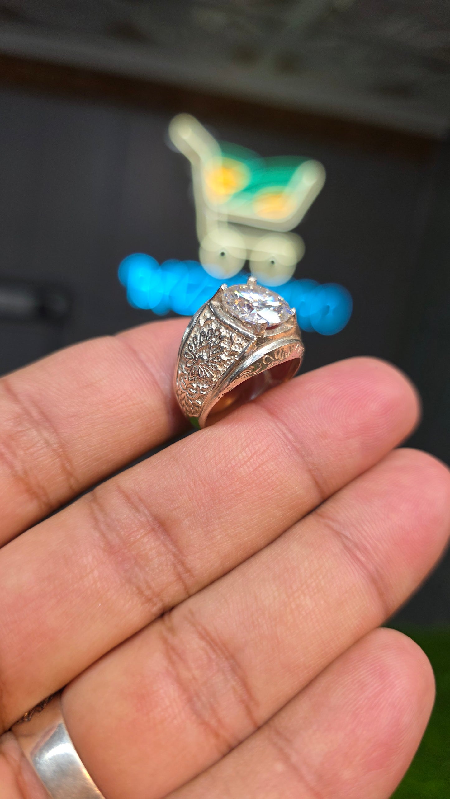 Premium Quality White Moissanite Ring